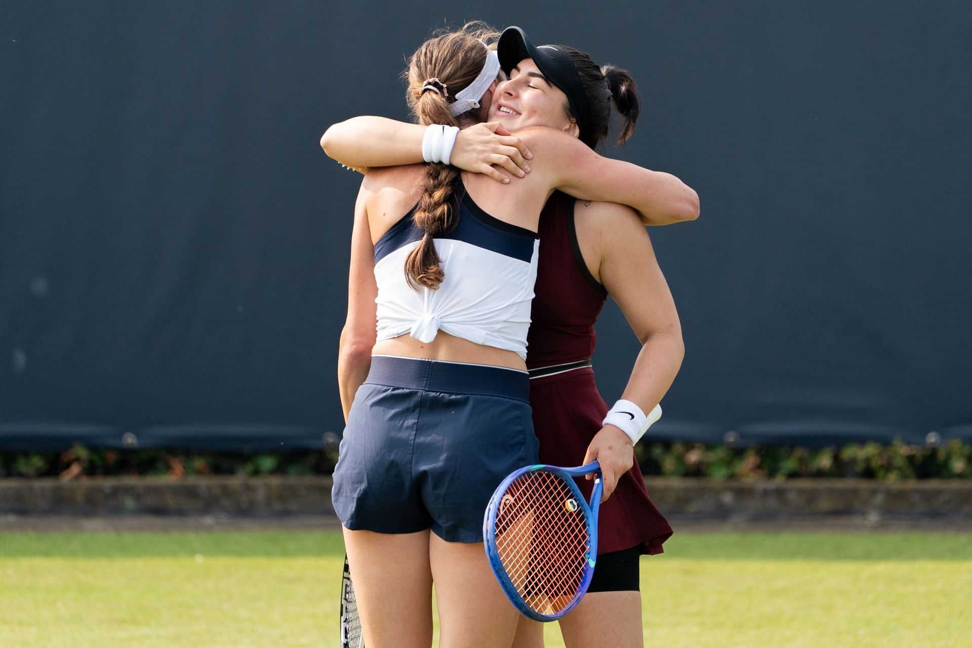 Branstine and Andreescu at the Libema Open Grass Court Championships (Image Source: Getty)